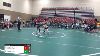 65 lbs Consolation - Nicholas McGarrity, Quest School Of Wrestling (PA) vs Ethan Powell, Badgerway White (WI)