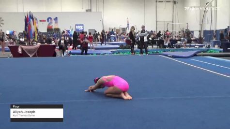 Aliyah Joseph - Floor, Kurt Thomas Gymn - 2021 Region 3 Women's Championships