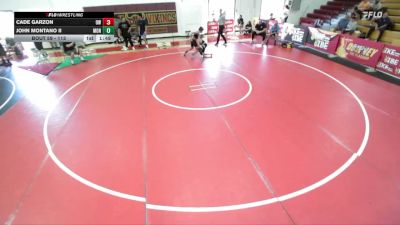 113 lbs Cons. Round 3 - Cade Garzon, 951 WC vs John Montano Ii, Barstow