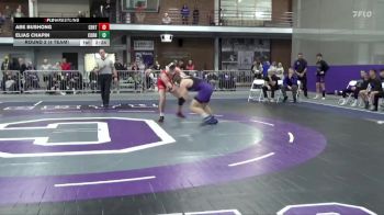 174 lbs Round 2 (4 Team) - Elias Chapin, Cornell College vs Abe Bushong, Central