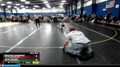 49 lbs Cons. Round 1 - Braxton Goodnight, Bulldog Wresting Club vs Kevin Wilson, Small Town Wrestling