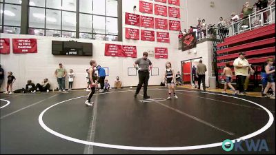 67 lbs Semifinal - Jayce Clark, Team Nomad vs Barrett Homer, Mustang Bronco Wrestling Club