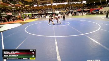 215 lbs Quarterfinal - Denali Schijvens, Juneau-Douglas HS vs Paul Thompson, Ketchikan High School