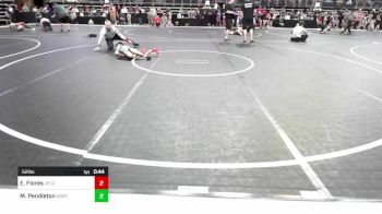 52 lbs Round Of 16 - Elijah Flores, Jflo Trained vs Myles Pendleton, North Desoto Wrestling Academy