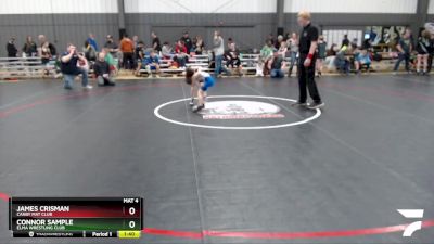 49 lbs Round 3 - Connor Sample, Elma Wrestling Club vs James Crisman, Canby Mat Club