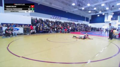 150 lbs Semifinal - Tristan Fernandez, Bonita vs Adam Salas, Los Alamitos