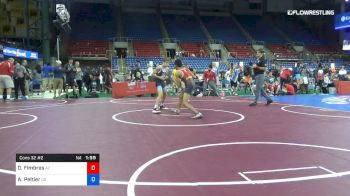 106 lbs Cons 32 #2 - Dominik J Fimbres, Arizona vs Andrew Peltier, Colorado