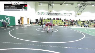 131 lbs Quarterfinal - Kaylyn Williams, Sacramento City College vs Zitlali Sarmiento, Mt. San Antonio College