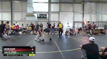 140 lbs Round 5 (6 Team) - Taevyn Zinnel, Untouchables Purple vs Jacob Chase, Indiana Outlaws