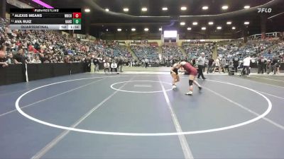 140 lbs Quarterfinal - Alexis Means, Wichita-Bishop Carroll Hs vs Ava Ruiz, Hays Hs