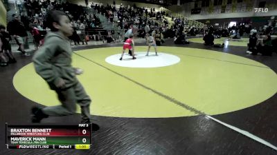 62 lbs Round 3 - Braxton Bennett, Fallbrook Wrestling Club vs Maverick Mann, Team Temecula /Pin Club