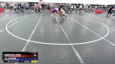 215 lbs Champ. Round 1 - Andrevion Jones, Askren Wrestling Academy vs Jay Krueger, Ringers Wrestling Club