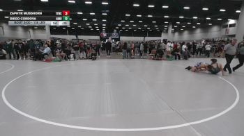 138 lbs Cons. Sub-rd Of 32 - Zaphyr Musshorn, Team Tugman Wrestling Club vs Diego Cordova, Atrisco Heritage Academy High School Wrestling