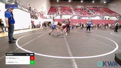 Rr Rnd 1 - Nikita Mehtala, Redskins Wrestling Club vs Jacob Brown, Newkirk Takedown Club