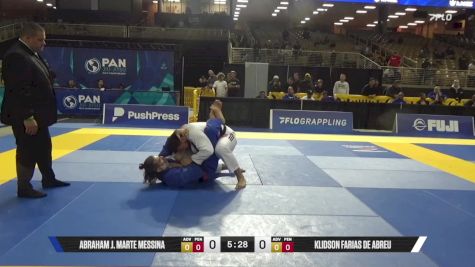Klidson Farias De Abreu vs Abraham J. Marte Messina 2025 Pan Jiu Jitsu IBJJF Championship