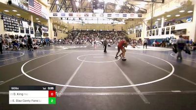 160 lbs Consi Of 16 #1 - Doug King, Paulsboro vs Emilio Diaz Conty Fonseca, St. Joe's Prep