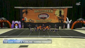 Top Dawg Cheer & Tumbling - Canine Command [2025 L1 Youth - D2 Day 1] 2025 Cheer Power San Antonio Halloween Challenge