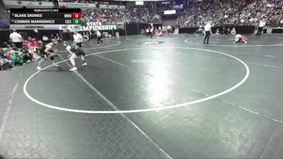 D2-126 lbs Semifinal - Blake Endres, Belleville/Mont./New Gl. vs Conner Markiewicz, Coleman