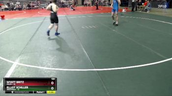 150 lbs Quarterfinals (8 Team) - Elliot Schiller, Westfield vs Wyatt Britz, Foley