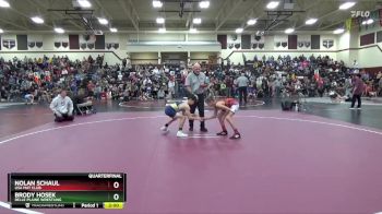 S-6 lbs Cons. Semi - Brody Hosek, Belle Plaine Wrestling vs Nolan Schaul, USA Mat Club