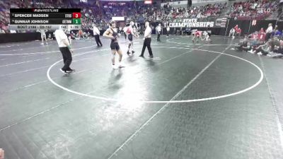 D2-157 lbs Semifinal - Gunnar Johnson, Gale-Ettrick-Tremp./Mel.-Min. vs Spencer Madsen, Sturgeon Bay/Sevastopol