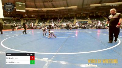 46 lbs Final - Oakley Newby, Westlake vs Christopher Waitkus, Team Tulsa Wrestling Club