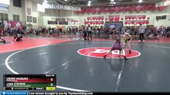 75 lbs Quarterfinal - Javier Vazquez, Minneapolis vs Luke Stevens, Summit Wrestling Academy