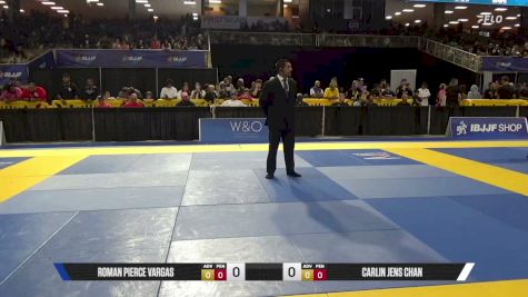 Carlin Jens Chan vs Roman Pierce Vargas 2026 Pan Kids Jiu-Jitsu IBJJF Championship