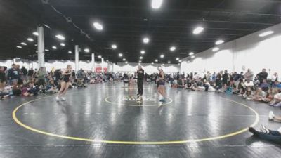 110 lbs 3rd Place - Daphney Gomez, Mat Demon Girls Blue - GK12E vs Rhilynn Tolzman, Black Mambas - GK12E