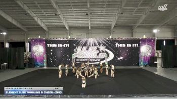 Element Elite Tumbling & Cheer - Zinc [2026 L2 Senior - D2 Day 1] 2026 The U.S. Finals Louisville