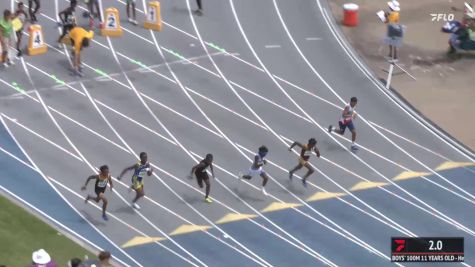 Youth Boys' 100m, Finals 3 - Age 11