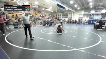 285 lbs Champ. Round 2 - JoseAngel Fernandez, La Quinta vs Victor Vasquez, Santiago Corona