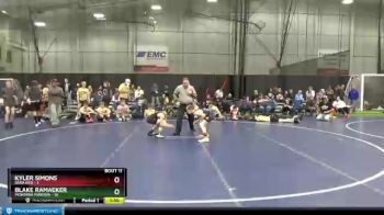 95 lbs Round 4 (6 Team) - Blake Ramaeker, Montana Maroon vs Kyler Simons, Iowa Red