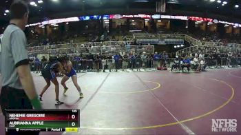 135 lbs Cons. Semi - Aubrianna Apple, Clay vs Nehemie Gregoire, Apopka