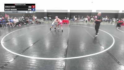 138 lbs Josiah Sims, Ohio Gray vs Wyatt Mason, Team Wyoming White