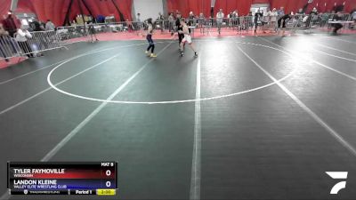 93 lbs Round 3 - Tyler Faymoville, Wisconsin vs Landon Kleine, Valley Elite Wrestling Club