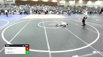 54 lbs Semifinal - Blaise Henebry, Internal Quest Training Center vs Raymond Menzel, Fallon Outlaw WC