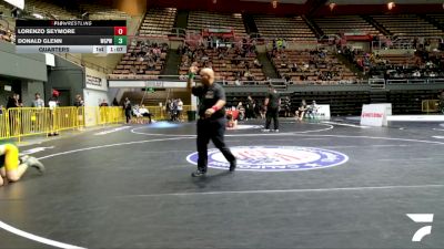 Junior Boys - 175 lbs Quarters - Donald Glenn, Willits Grapplin Pack Wrestling vs Lorenzo Seymore