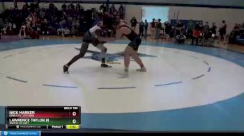 182 lbs Quarterfinal - Nick Marker, Iowa City, City High vs Lawrence Taylor III, Waterloo East