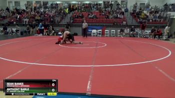 174 lbs Cons. Semi - Anthony Barle, St. Vincent College vs Sean Banks, Washington & Jefferson