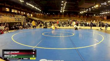 174 lbs Round 3 (4 Team) - Brant Cracraft, Campbell vs Brody Conley, West Virginia