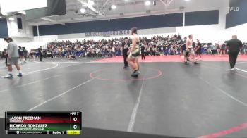 285 lbs Semifinal - Jason Freeman, Threshold vs Ricardo Gonzalez, Moorpark Wrestling Club