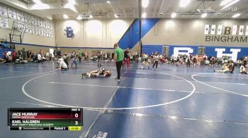 92 lbs Quarterfinal - Jace Murray, Uintah Wrestling vs Kael Halgren, Iron County Wrestling Academy