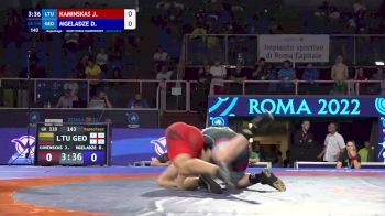 110 kg Repechage #2 - Justas Kaminskas, Lithuania vs Davit Mgeladze, Georgia