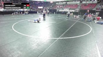 D3-106 lbs Quarterfinal - Kolton Haupt, Stratford vs Memphis Burkhalter, Mineral Point