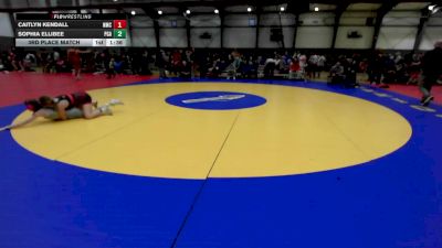3rd Place Match - Caitlyn Kendall, Newberg Mat Club vs Sophia Ellibee, Pioneer Grappling Academy