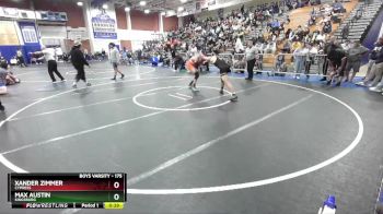 175 lbs Cons. Round 6 - Xander Zimmer, Cypress vs Max Austin, Kingsburg