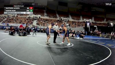 215-D2 Champ. Round 1 - Matthew Acosta, North High School vs Austin Alba, Lake Havasu High School