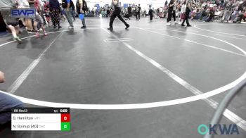 40/46 lbs Rr Rnd 3 - Dixye Hamilton, Little Axe Takedown Club vs Norah Guinup (40), CacheWrestlingClub