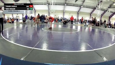165 lbs Cons. Round 3 - Frank Aquila, Wheeling University vs Ben Hegler, Ohio Northern Univerity